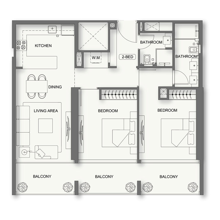 Binghatti Cullinan, Дубай | Элитные апартаменты у набережной Al Jaddaf